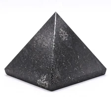 2.2" Sparkling Nuumite Nuummite Pyramid Polished Natural Crystal Mineral - India