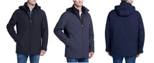 Weatherproof Men's Ultra Tech Men's Jacket Fleece Bib Removable Hood