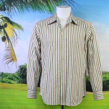 RG by Robert Graham Mens Button Front Shirt Size L, Large