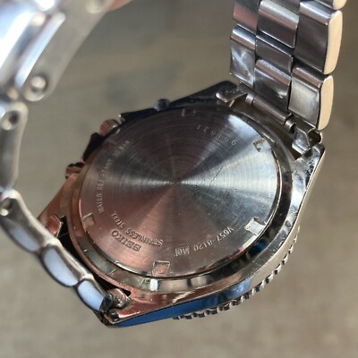 seiko 90s watch men's chronograph v657-8120 | eBay