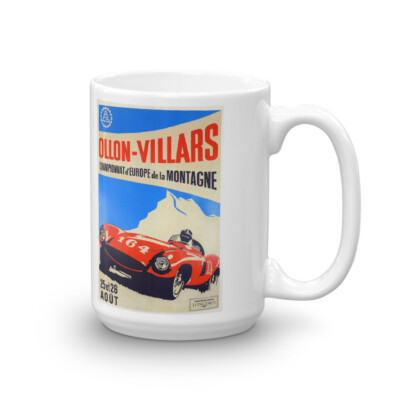 Ferrari Testa Rossa Monza Road Race Poster Coffee Mug