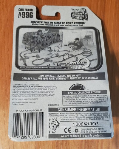 VINTAGE 1999 HOT WHEELS 32 FORD DELIVERY #996 MAINLINE BLUE NIP - Picture 3 of 4