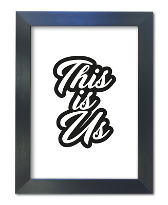 #49A Yorkshire Slang Zitat Druck ''This is Us'' Poster A3-A4 Wandbild Deko