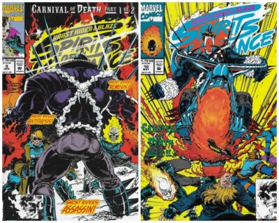 °GHOST RIDER/BLAZE SPIRITS of VENGEANCE #9 & 10 VENGEANCE 1st APP° Marvel 1992