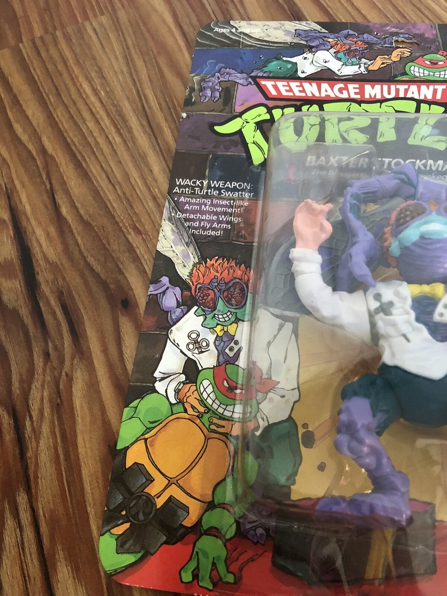 Playmates Teenage Mutant Ninja Turtles 1989 Baxter Stockman MOC