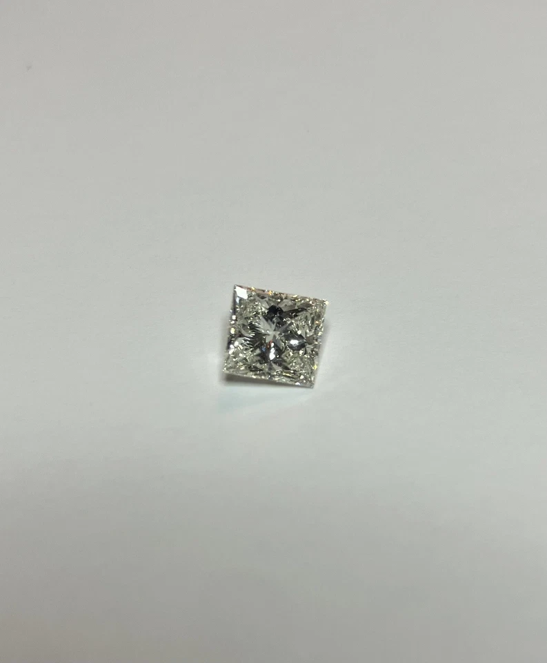 1 ct Princess Cut Natural Loose Diamond I SI-1 To SI-2 Very Good Cut Appraisal - Image 4 of 4