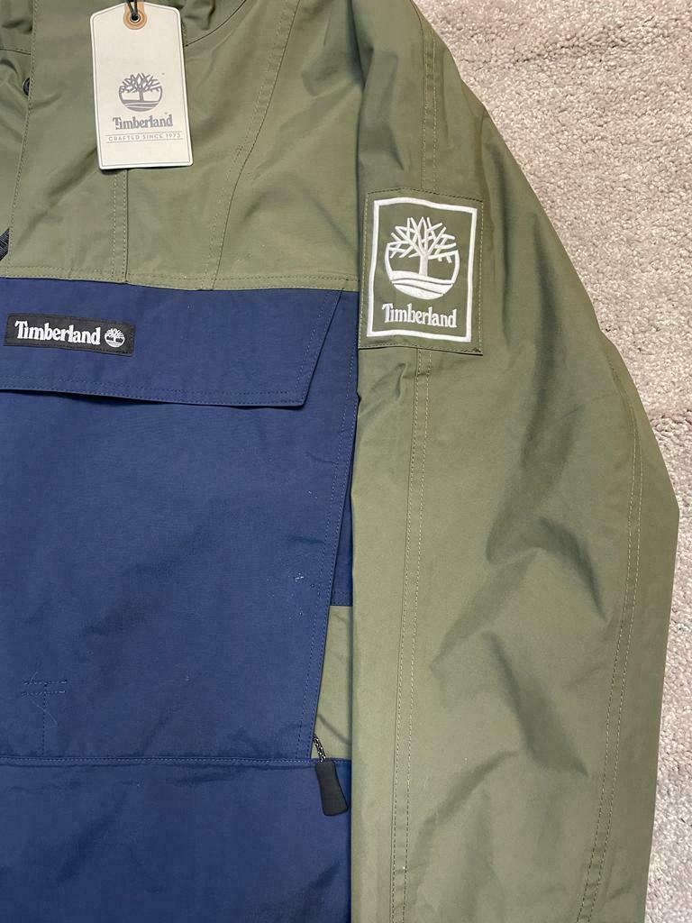 Timberland Windbreaker Sls Hoodie Jacket Half Zip Men's New Timberland Windbreaker Sls Hoodie Jacket Half Zip Men's New