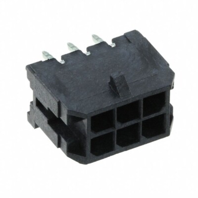 0430450612, CONN HEADER VERT 6POS 3MM