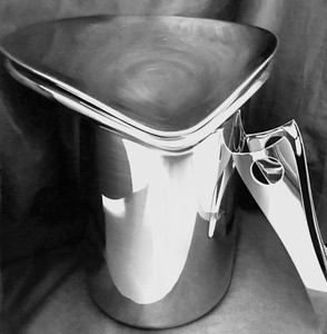 georg jensen ice bucket and tongs