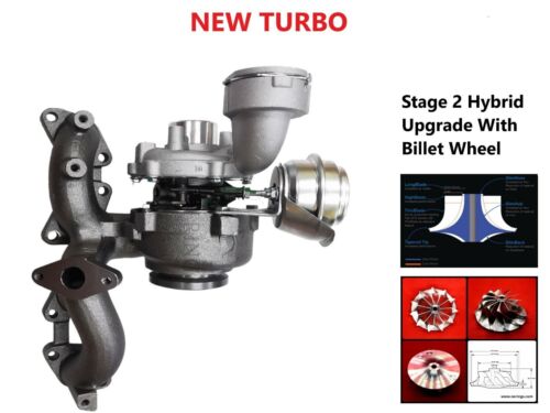 Stage 2 Hybrid Upgraded Turbocharger for VW / AUDI / SKODA / SEATS / 2.0TD 2003- - Picture 1 of 11
