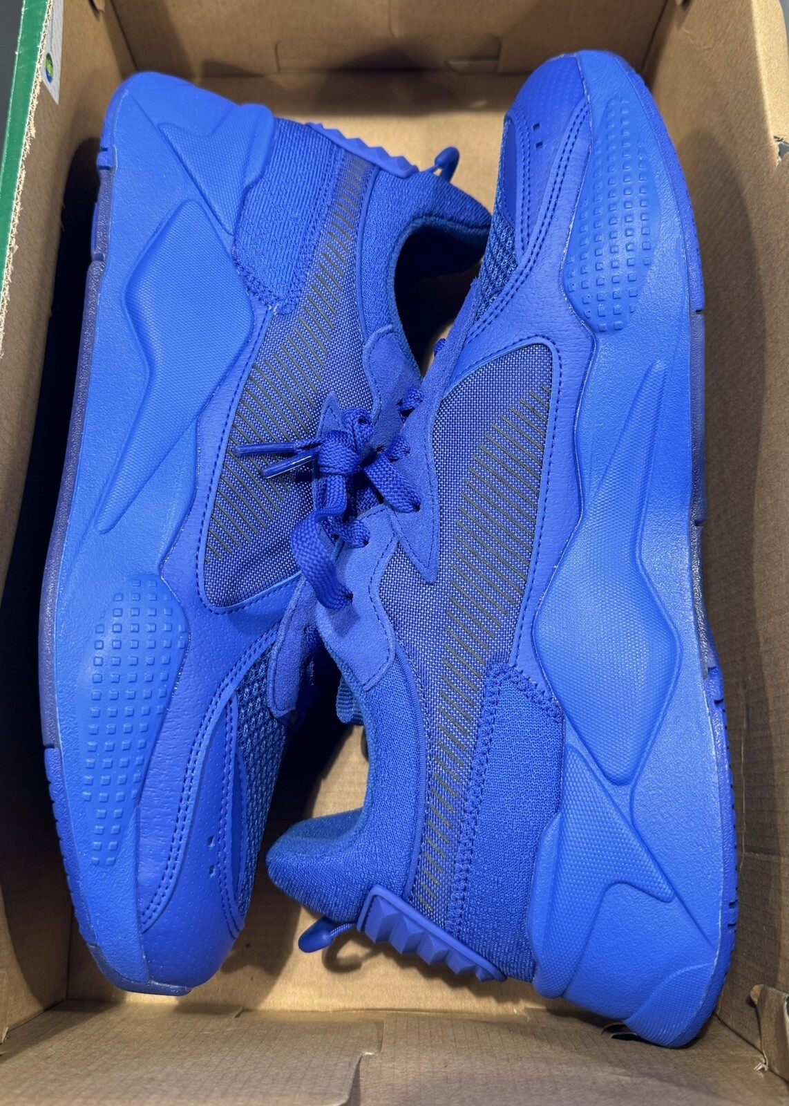 RARE Puma RsX Mono Sapphire Blue Running Shoes 393487-02 Mens Size 11 thumbnail 6