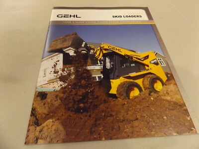 GEHL E-SERIES SKID LOADERS, 1640E,3640E, 4240E, ETC.  LITERATURE # ELS-15M  2011