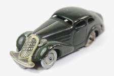 Vintage Schuco Patent US Occupied Zone Germany Khaki Green Car Wind Up Toy 1950