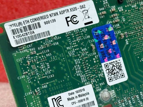 Dell INTEL X520-DA2 Adapter serwerowy 10 Gbps Dual Port E10G42BTDA - Zdjęcie 7 z 8