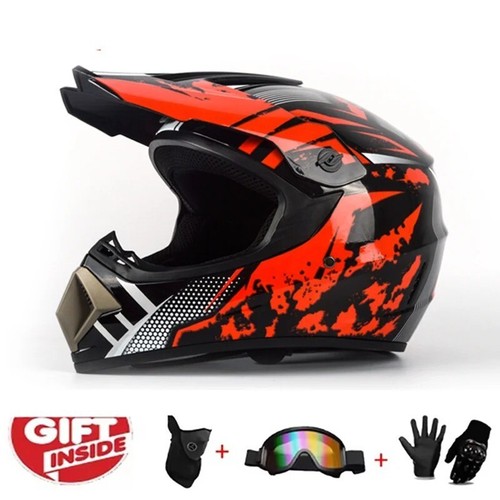 Casco motocross fuoristrada adulto ATV MTB DH DOT omologato integrale UK STOCK - Foto 20 di 47