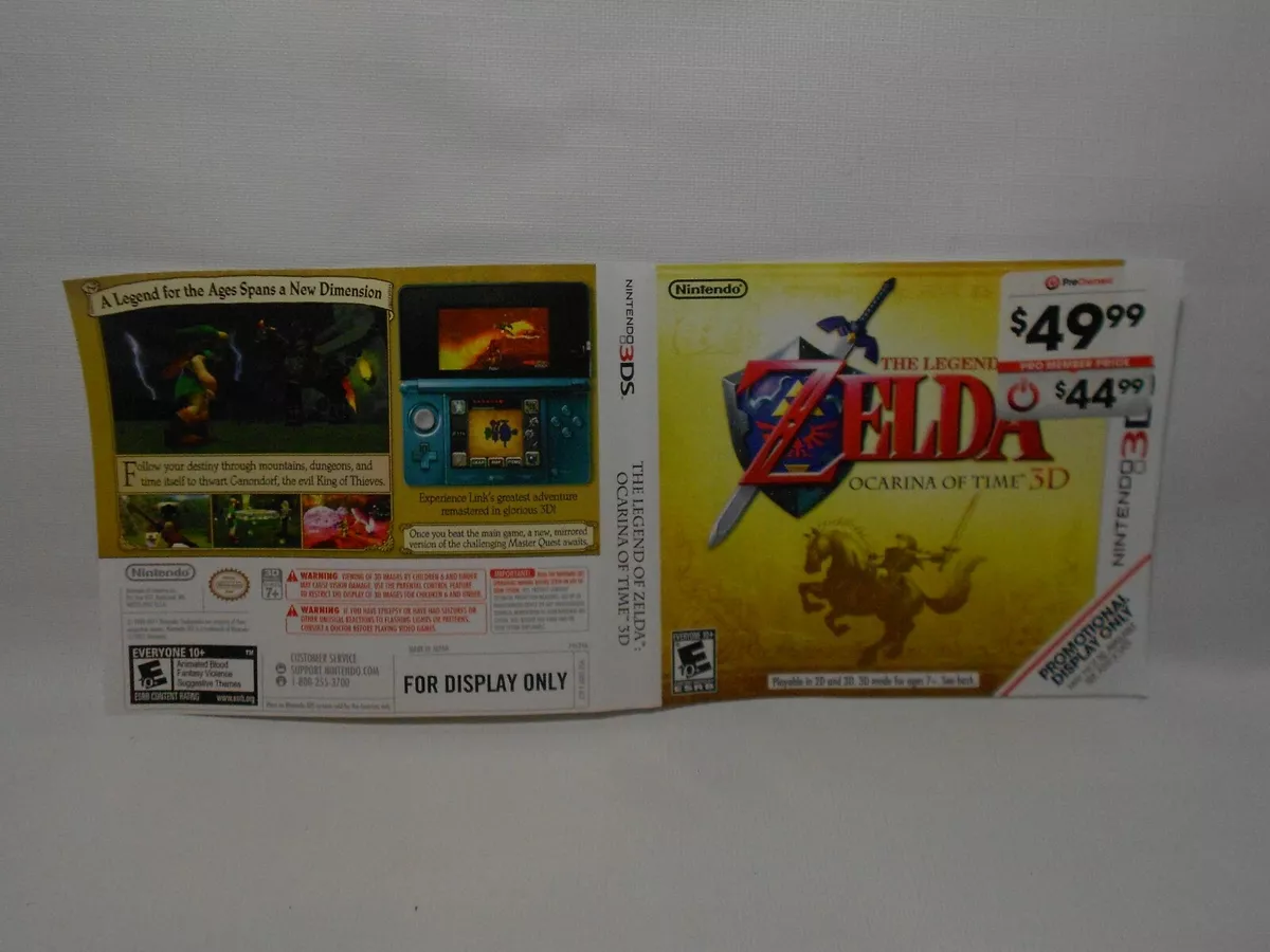 Legend of Zelda Ocarina of Time 3D, The - 3DS Game