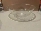 Pyrex Large Mixing Bowl # 326 Clear Glass 4.OL - Vintage