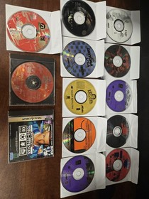 Sega Saturn Console With 13 Games. Upgraded PSU. 2 Controllers With AV Cables. 