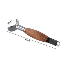Brandneu Rotationsmesser Lederschnitze 95*28*28 Mm Edelstahlbirne Ersatz