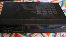 Apex Digital DT250A TV Converter Box Smart Antenna Black Composite RCA Output