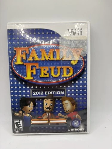 Family Feud -- 2012 Edition (Nintendo Wii, 2011) Complete, CIB - Tested