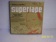 Realistic SuperTape Reel to Reel Tape 1800 ft. 7" Reel in Box NOS 44-1873A