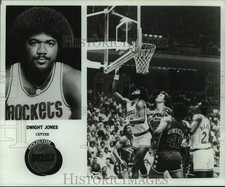 1979 Press Photo Houston Rockets basketball player Dwight Jones - nos16835
