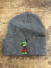 Jk Industries Bug Beanie Grey  NOS BRAND NEW