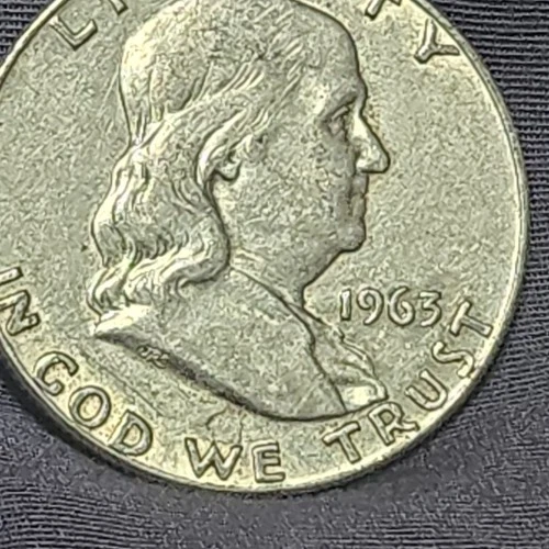 1963-P Franklin Half Dollar — photo from the most recent tracked eBay sale