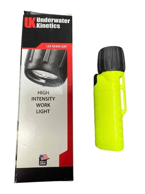 NEW Underwater Kinetics 3AA eLED CPO Intrinsically Safe Yellow Flashlight
