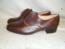 British Army RAF Womans Girls Brown Officers Leather Parade Shoes Size 7 L 41
