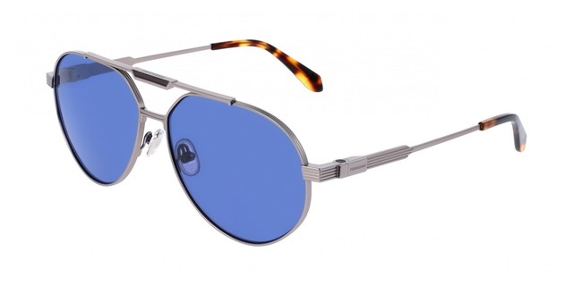 Lunettes de Soleil Ferragamo SF327S Matte light ruthenium 62/14/145 Homme