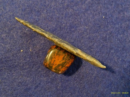 Reproduction Indian Arrowhead, Flint Knapping Collectible *FREE SHIPPING* FA29 - Picture 3 of 3