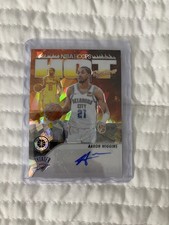 2023-24 Panini Nba Hoops Premium Stock - Hot Signatures Aaron Wiggins Ice Auto