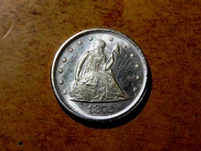 1876-CC 20 Cent Coin  Replica Looks Scarily Unbelievably Genuine D13