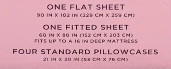 Juicy Couture QUEEN Christmas Sheet Set Candy Cane,Bows,Gingerbread Hearts,Berry - Image 4 of 4