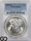 1899-O Morgan Silver Dollar Coin PCGS MS 64 ** Very Nice!