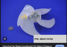 PN: 4854110100 FAN BLADE BEKO FRIDGE | GNE60520DX DN143120 W0281801 M1538788