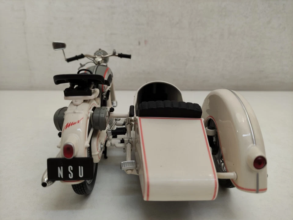 Schuco Modellino Side Car NSU Max Bianco Sidecar Scala 1/10-I20 - Immagine 4 di 4