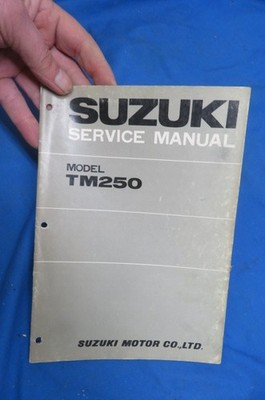 Original Suzuki TM250 Service Manual, Printed Sep 1972, 28 Pages, Factory