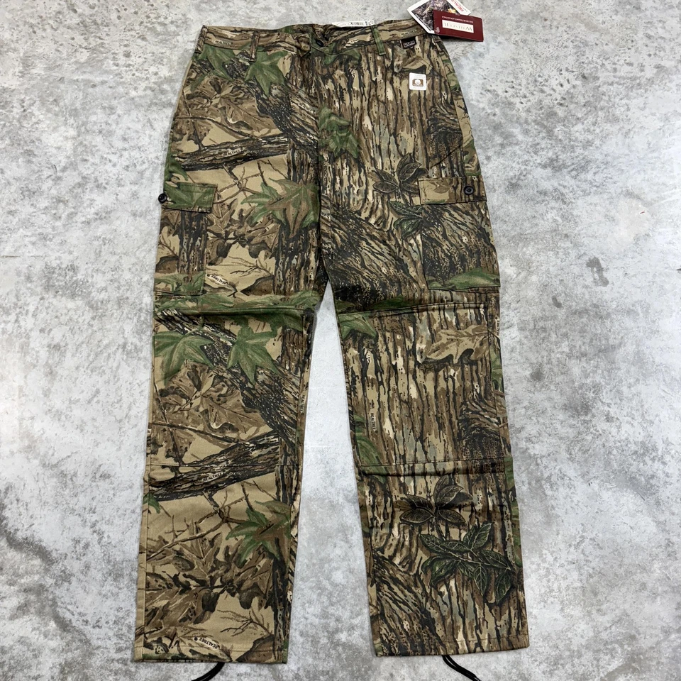 Walls Whisper Realtree Camo Hunting Cargo Pants XL Tall 42-44 Cotton 55088RA - Image 2 of 4