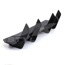GLOSS BLACK REAR BLADE STYLE DIFFUSER FOR BMW 1 SERIES M135i M140i LCI F20 15-19
