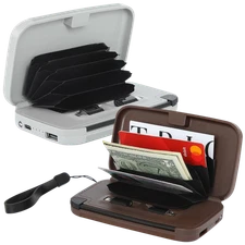 Limitless 4,000mAh Power Bank Wallet with RFID & Built-in Cables