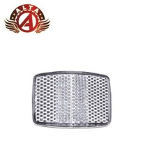 ALTA AL-180 40x55mm Clear Front Bicycle Reflector Rectangular Convex Prism Lens.