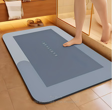 SUPER Water Absorbent Bath Mat Non-Slip Quick Dry Bathroom Shower Rug 400X600MM