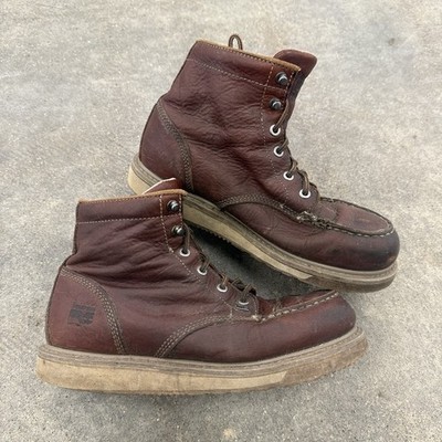 Timberland Pro 88559 Barstow Wedge Work Boot Alloy Toe Brown Men's Size 9 M