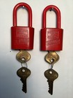 United States Steel Padlocks -U.S.S. Safety Only With Keys Lot of 2- Operational — photo 2