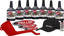 Red Line Synthetic 20W-50 Engine Primary Transmission Oil Change Kit for Harley