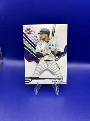 2024 Topps Pristine - Purple Refractor #185 Juan Soto /99 New York