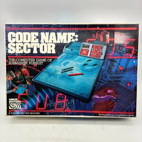 VINTAGE Code Name Sector COMPLETE WORKS Parker Brothers 1978 Computer Submarine